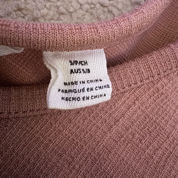 Roxy Pink Crop Top - Picture 4 of 4